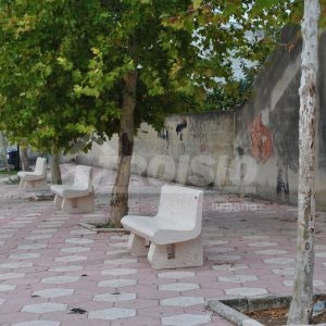 Square furnishing in Salento
