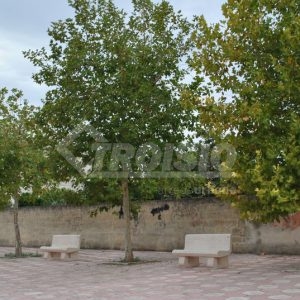 Square furnishing in Salento