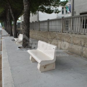 Square furnishing in Salento