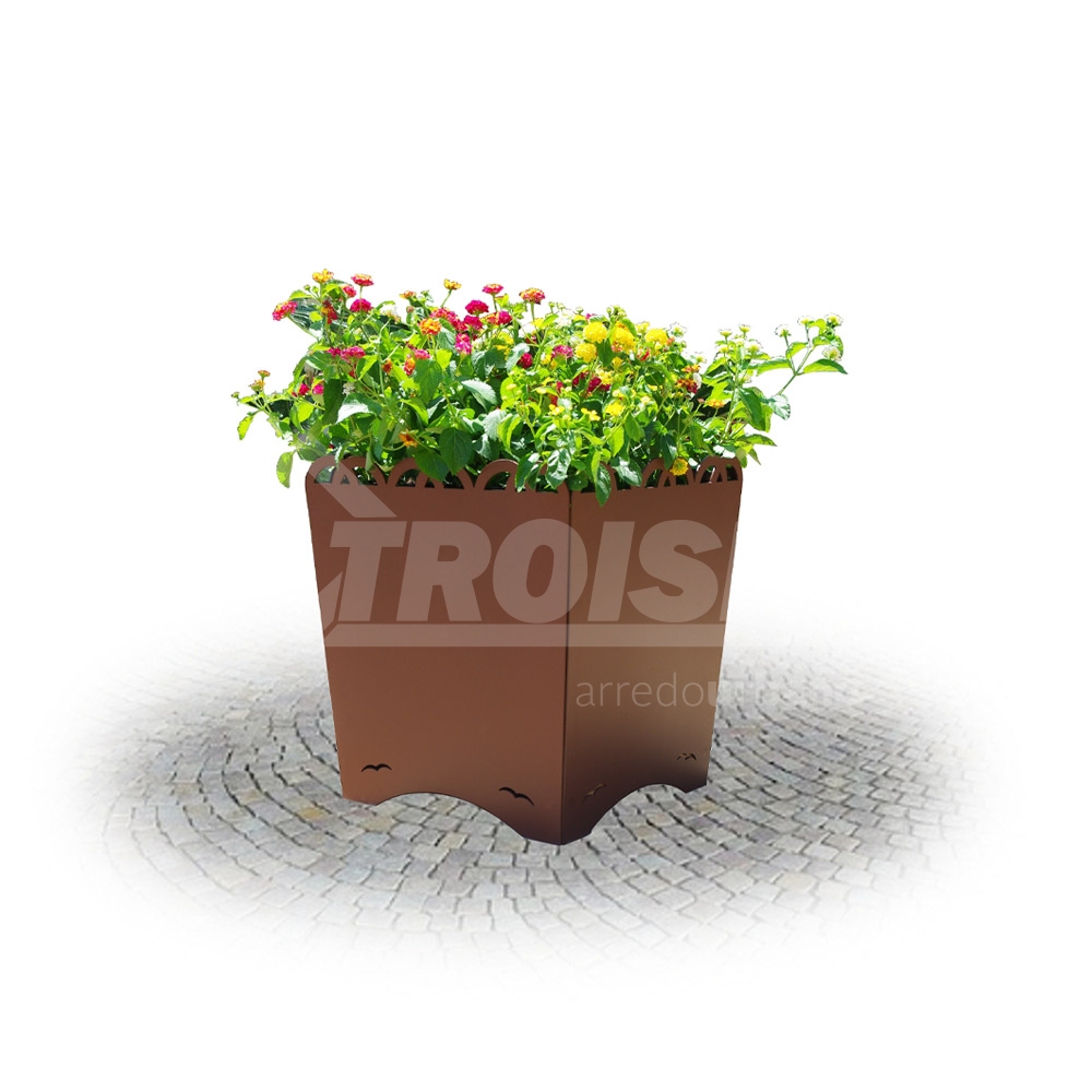 Art. E634 – Fioriera Fleur Tipo Corten
